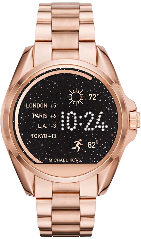 michael kors watch rose gold smartwatch